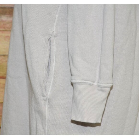 Standard James Perse Gray Sweatshirt Dress Pockets Lagenlook Size 1 Cotton - Picture 5 of 10
